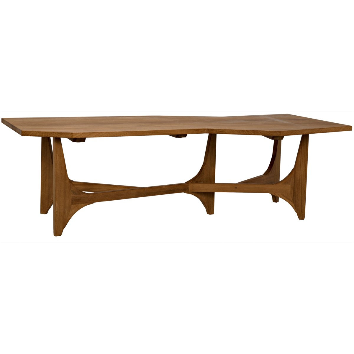 Fenton Coffee Table, Gold Teak