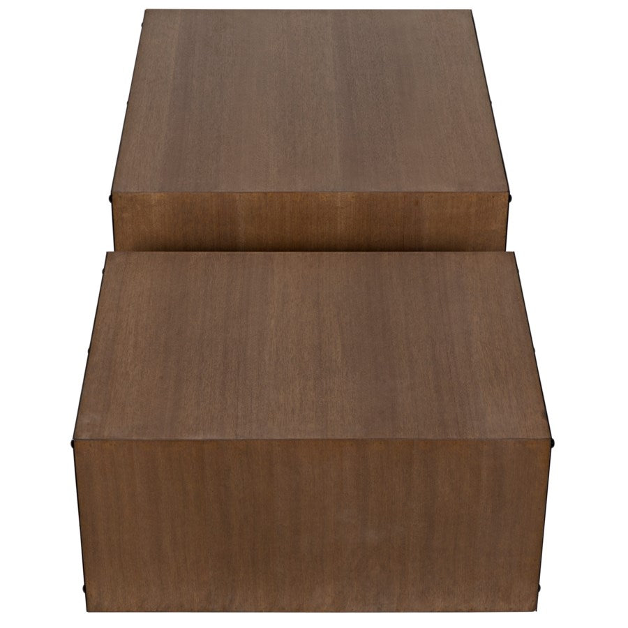 Nido Coffee Table, Black Metal