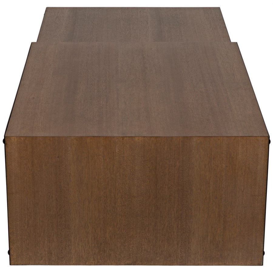 Nido Coffee Table, Black Metal