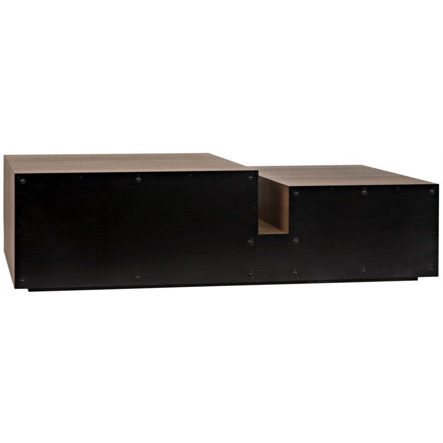 Nido Coffee Table, Black Metal