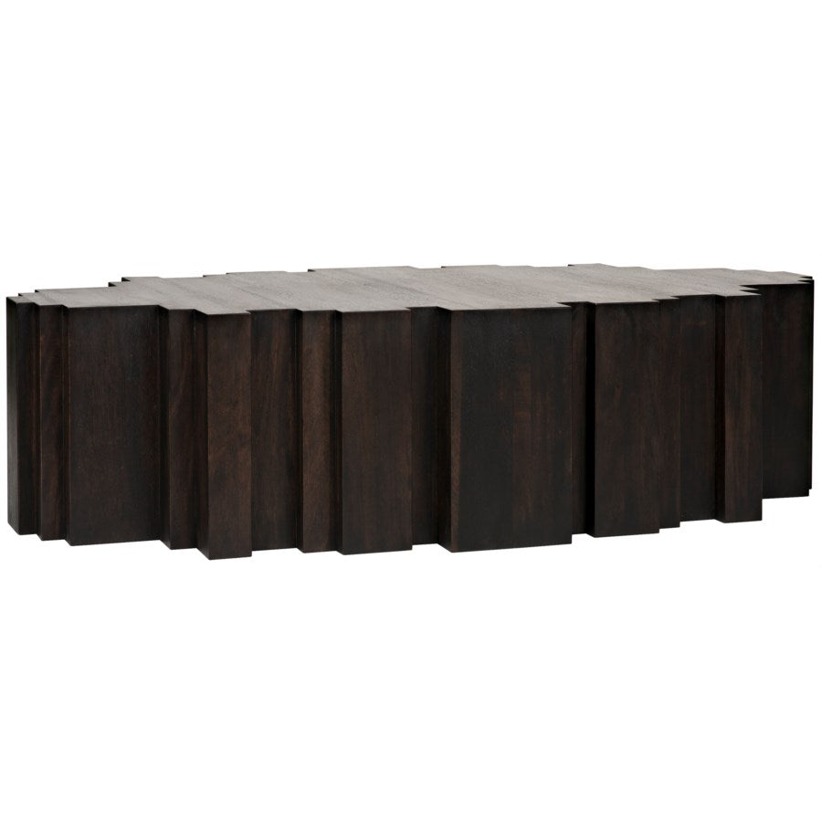 Royce Coffee Table, Ebony Walnut