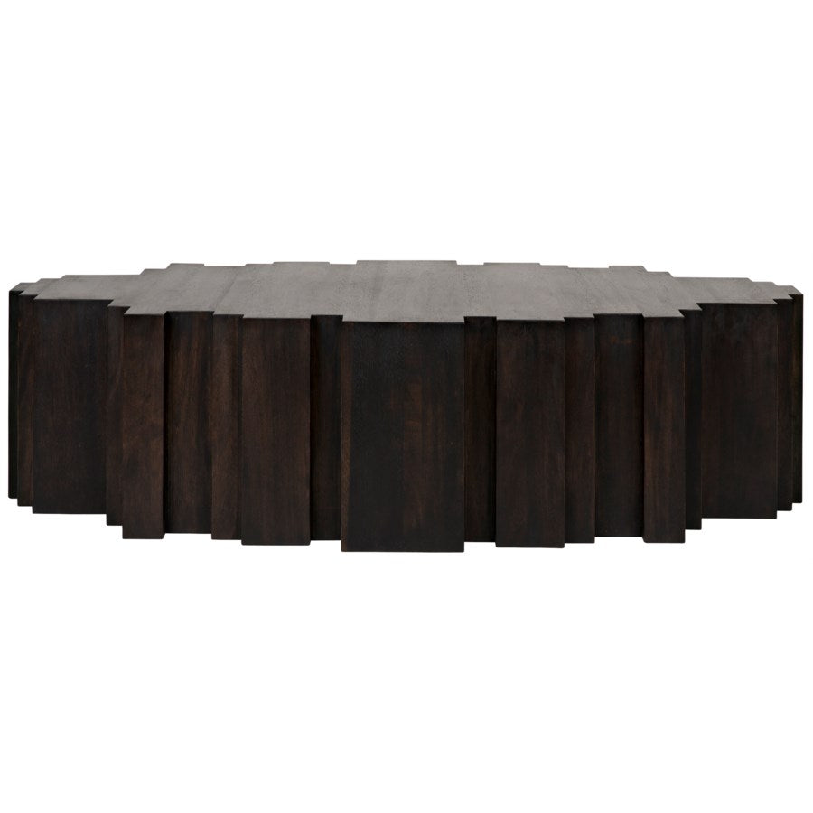 Royce Coffee Table, Ebony Walnut