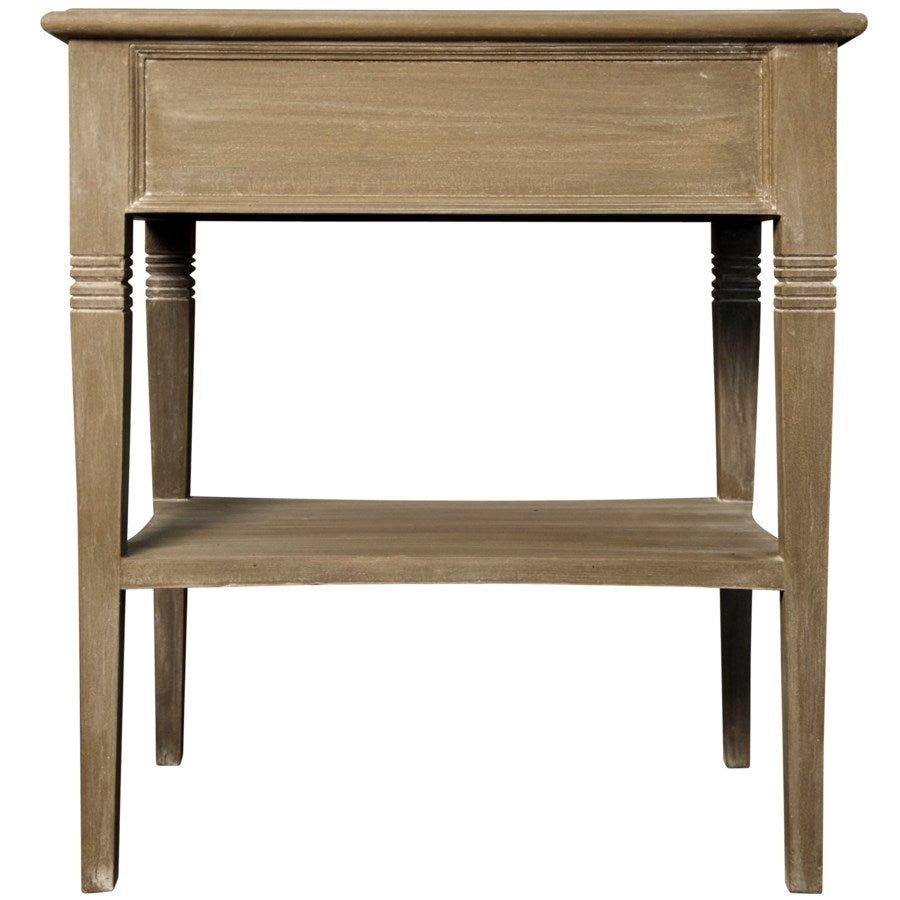 Oxford 1-Drawer Side Table, Weathered