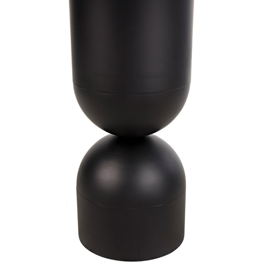 Wanda Dining Table, Black Metal
