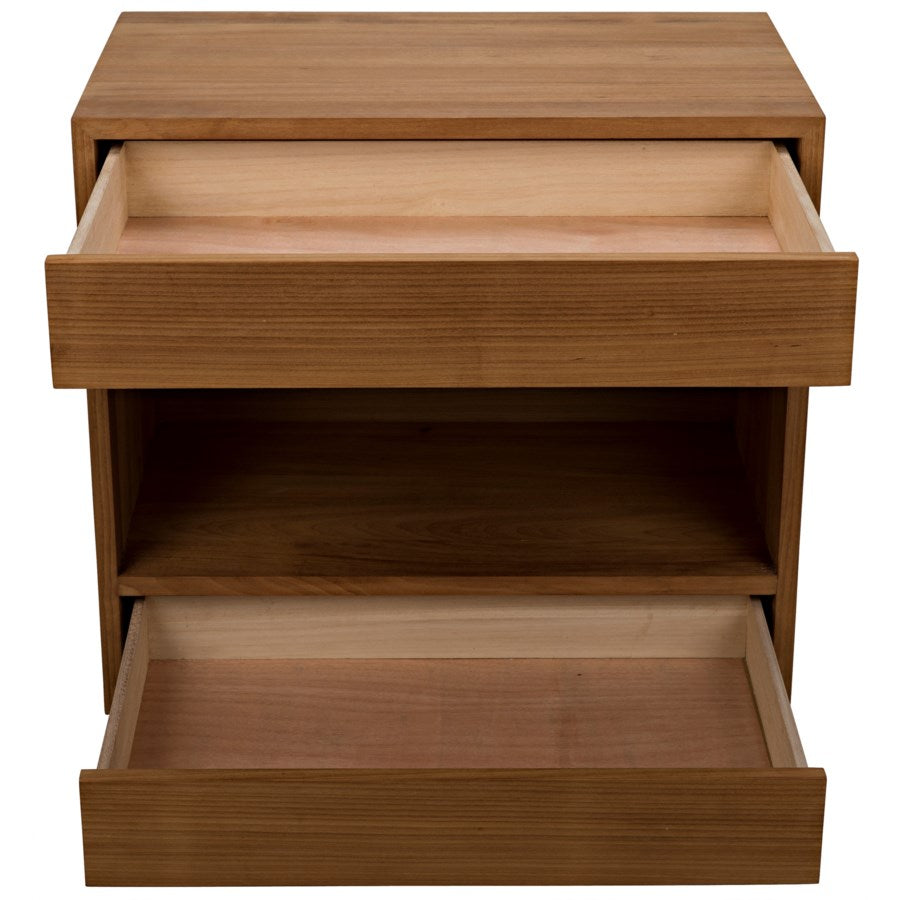 SL05 Side Table, Gold Teak