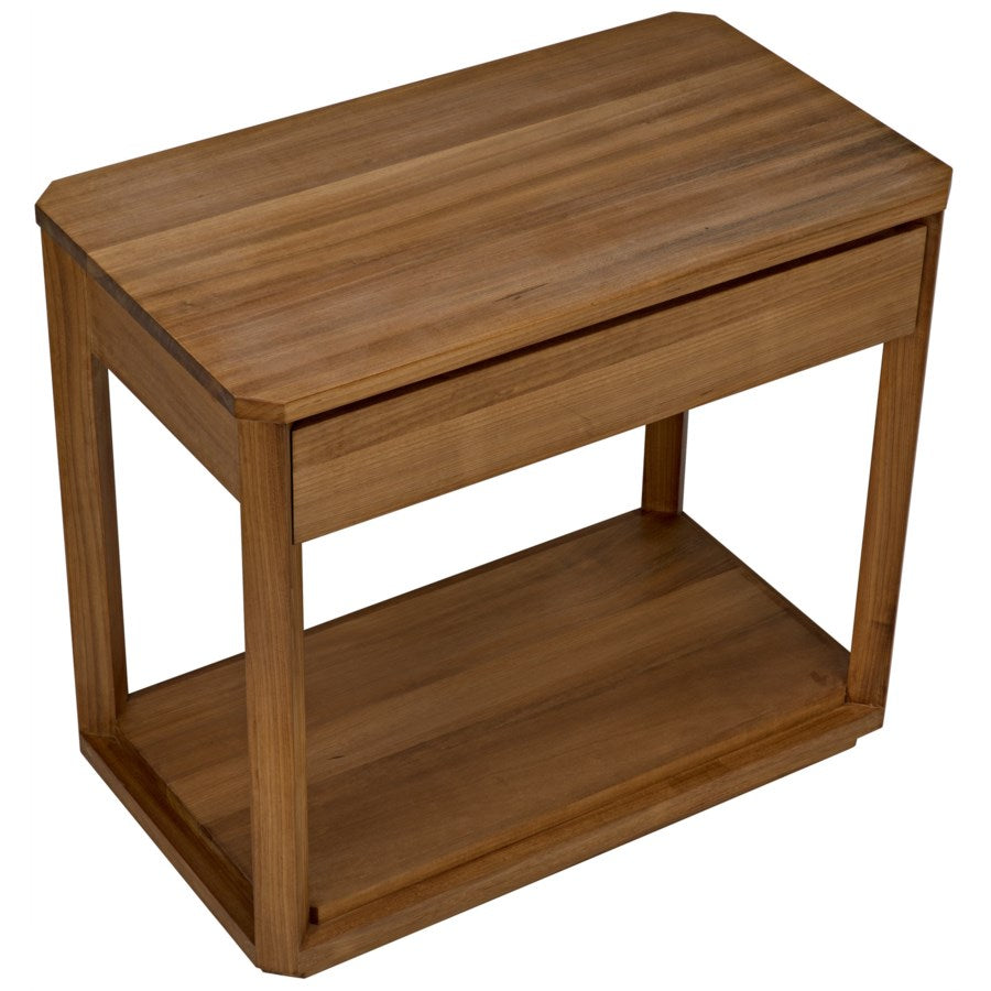 SL11 Side Table, Gold Teak