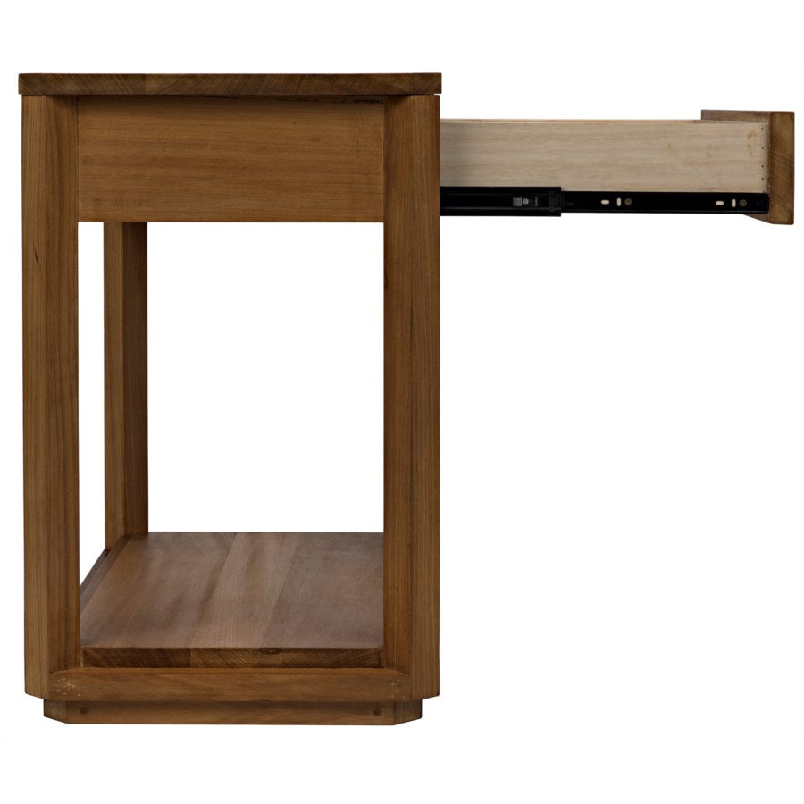SL11 Side Table, Gold Teak