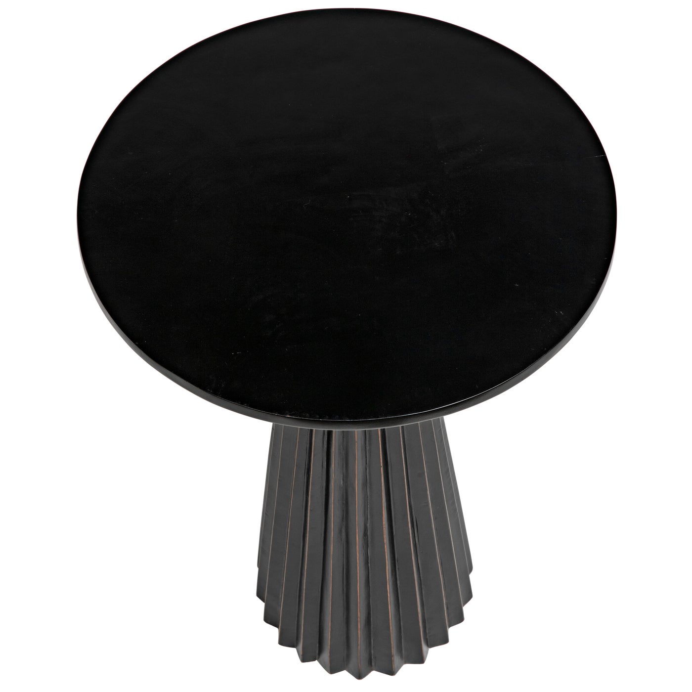 Orson Side Table, Hand Rubbed Black