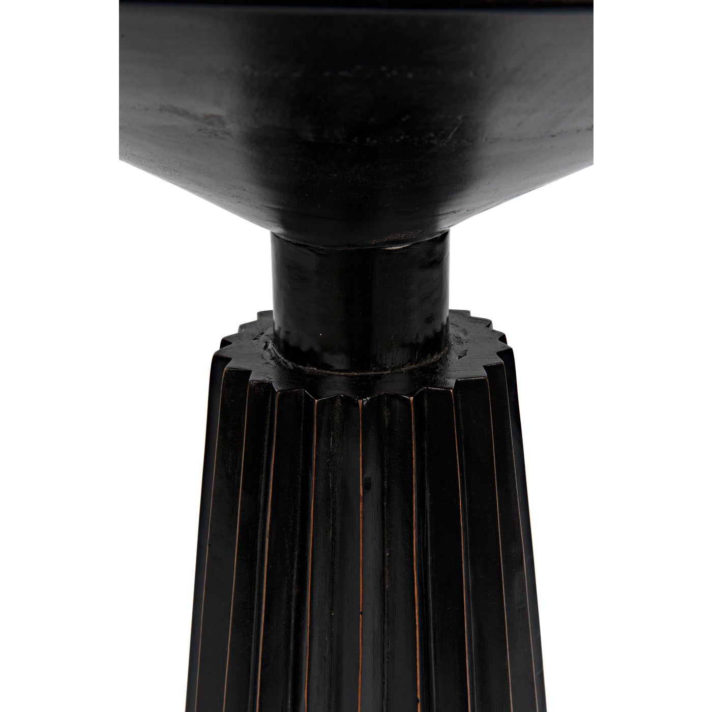Orson Side Table, Hand Rubbed Black