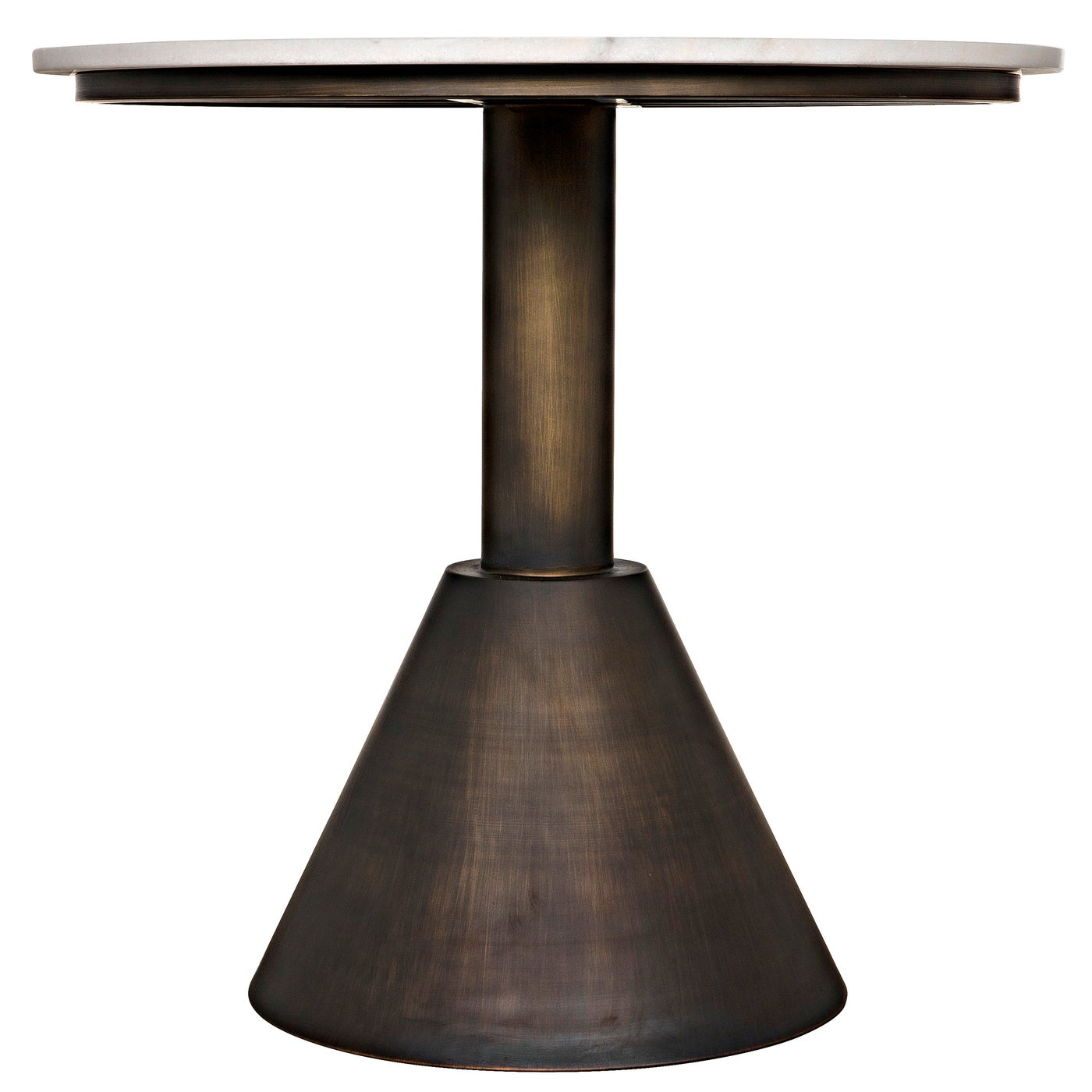 Joseph Side Table - Aged Brass