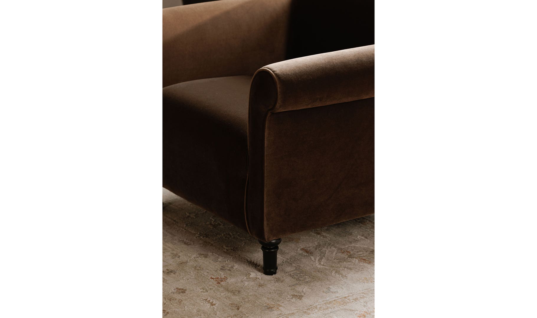 Harmony Accent Chair, Faux Mohair - Daniel House Club