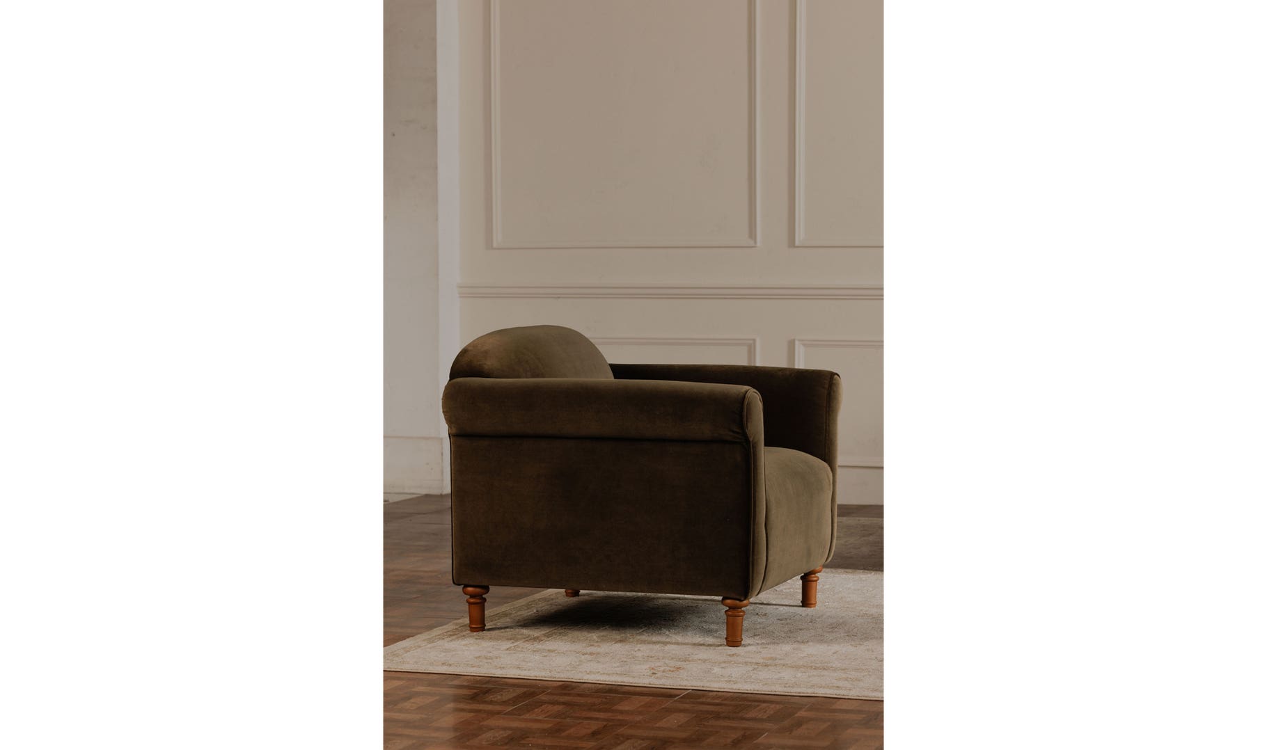 Harmony Accent Chair, Faux Mohair - Daniel House Club