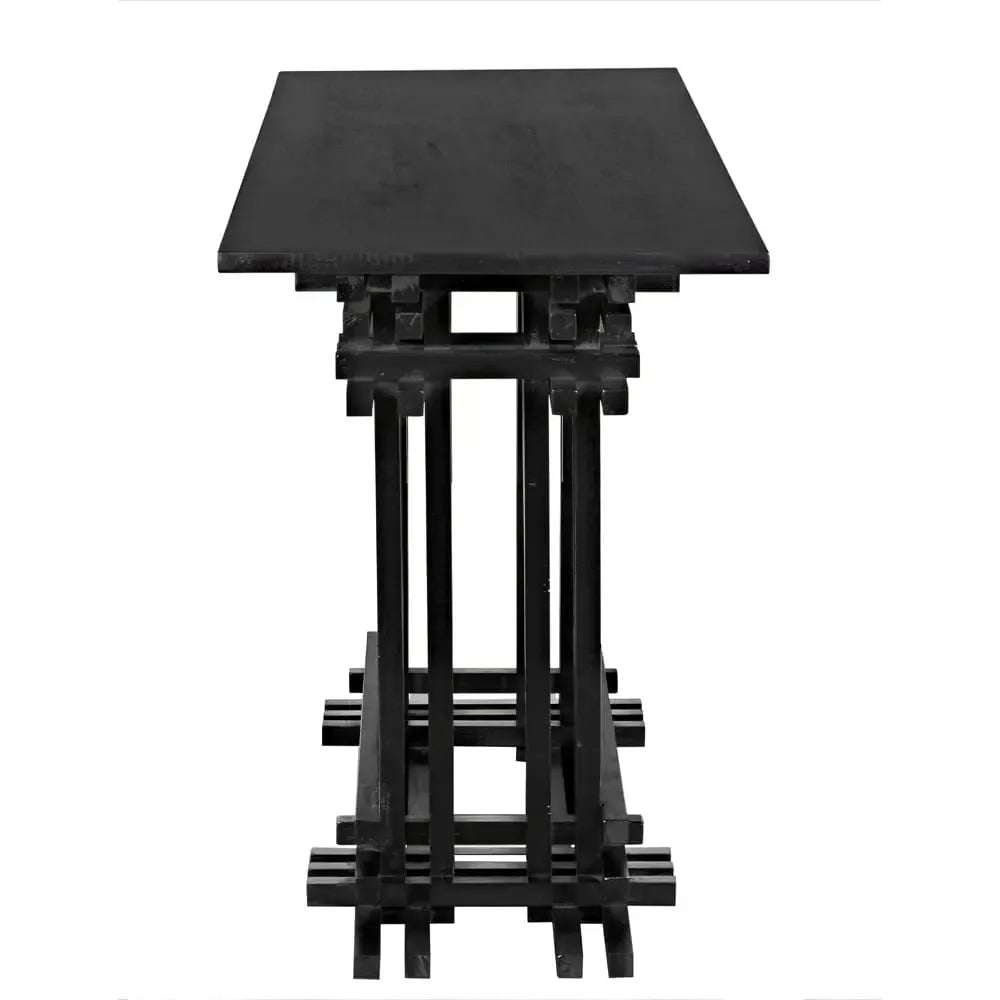 Loyd Console, Hand Rubbed Black