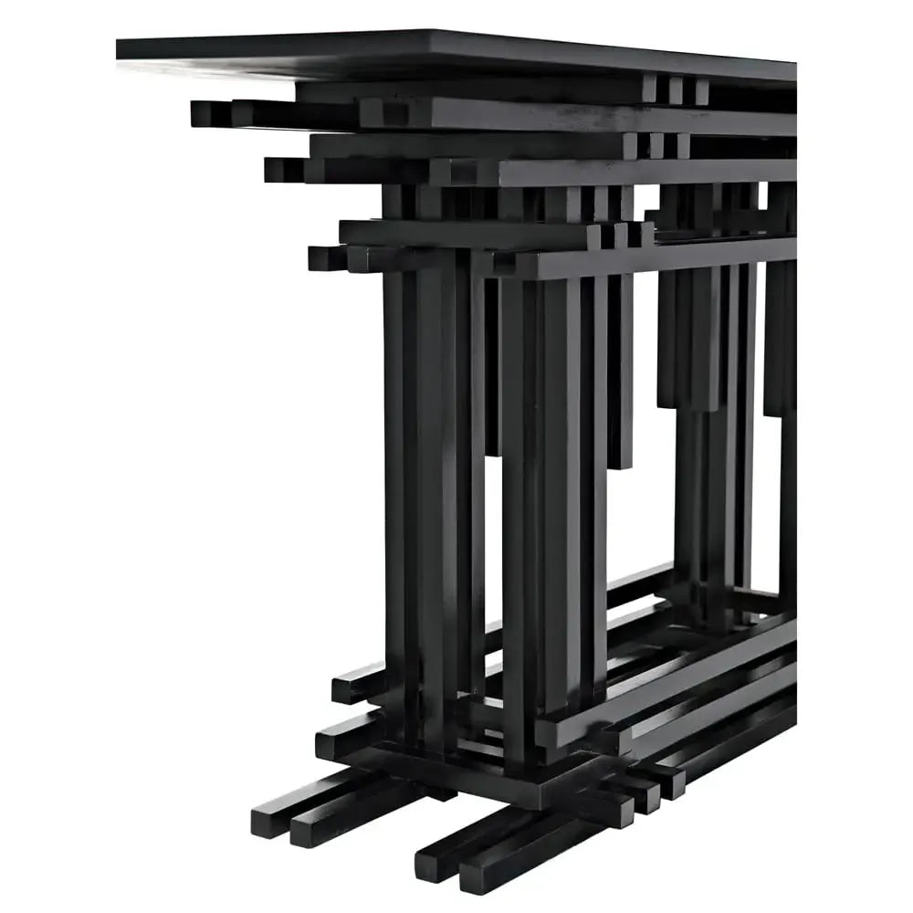 Loyd Console, Hand Rubbed Black