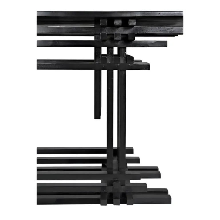 Loyd Console, Hand Rubbed Black