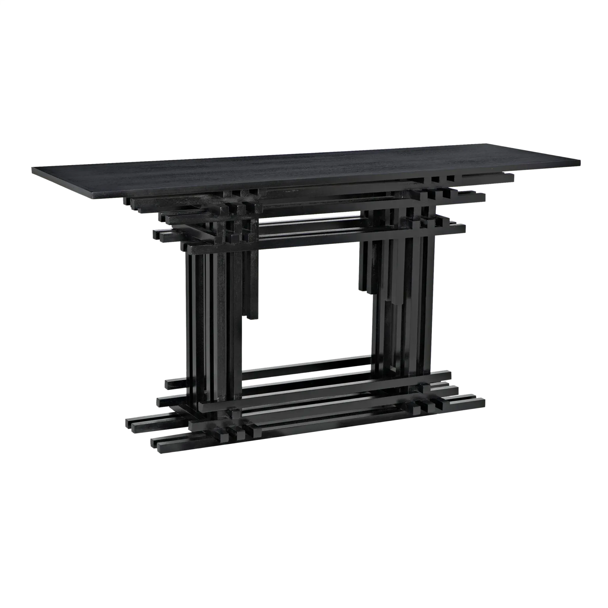 Loyd Console, Hand Rubbed Black
