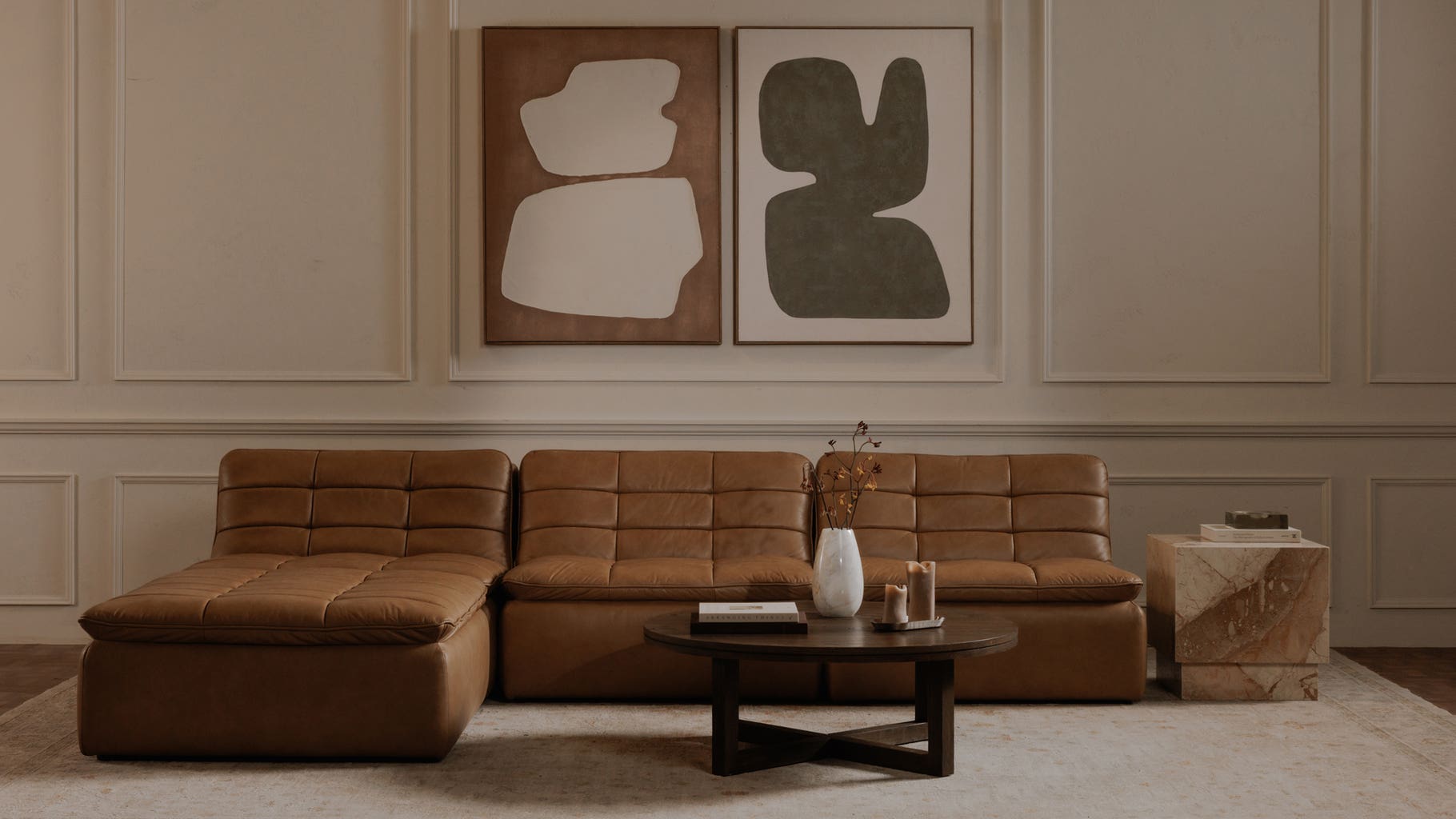 Joel Coffee Table Dark Brown