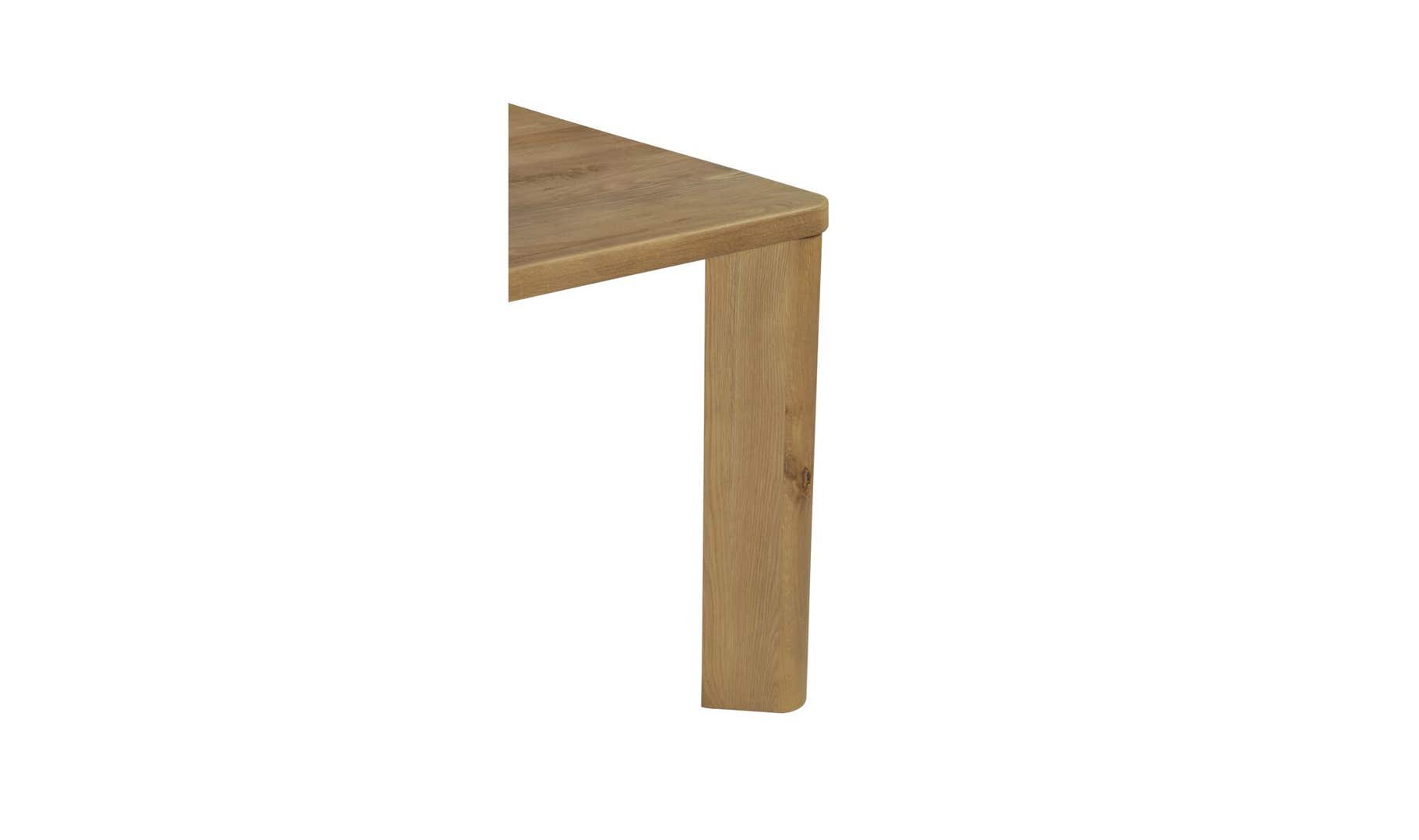 Segment Dining Table Wood, Small, Heritage Brown
