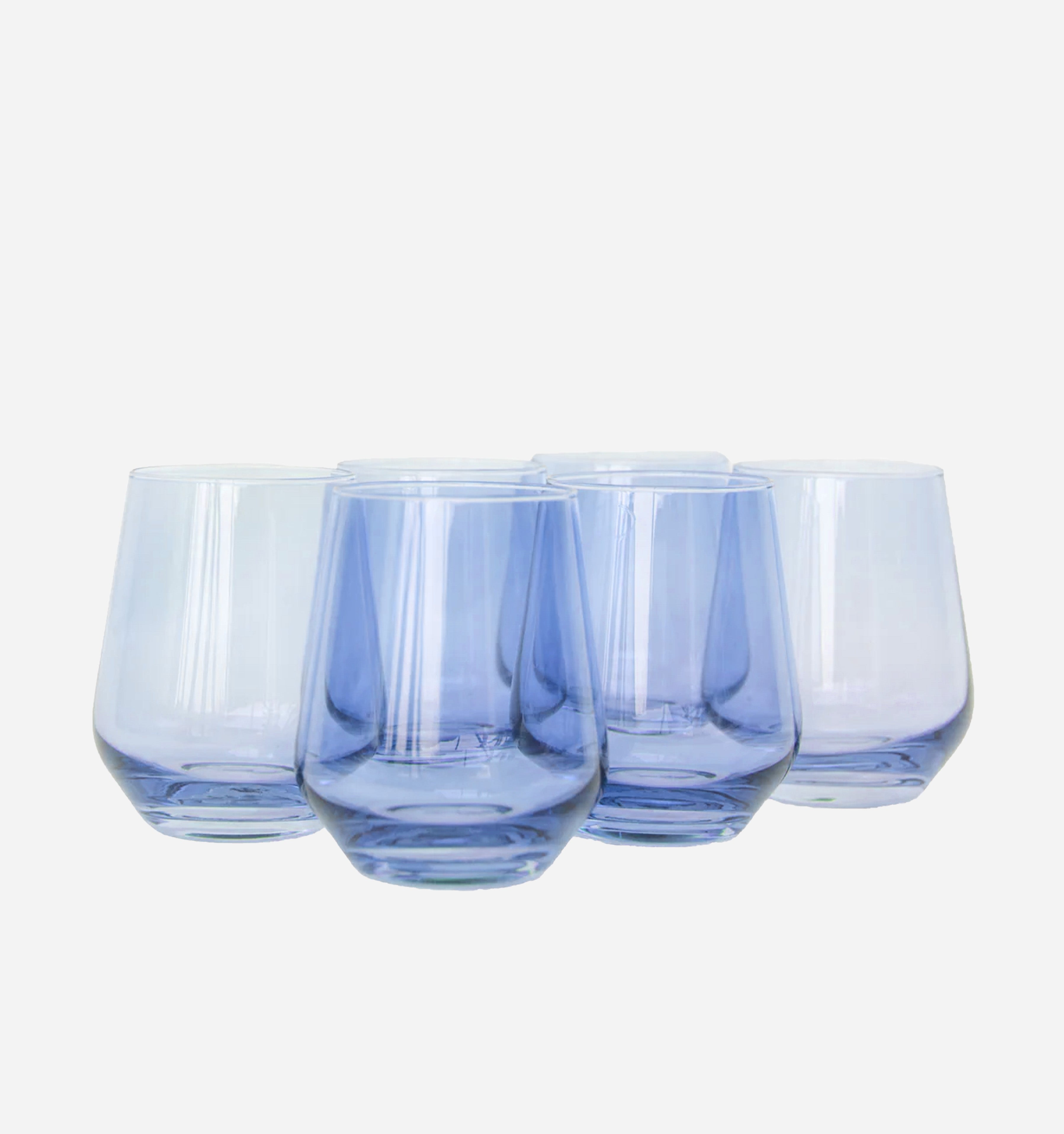 Colored Stemless Wine Glasses
