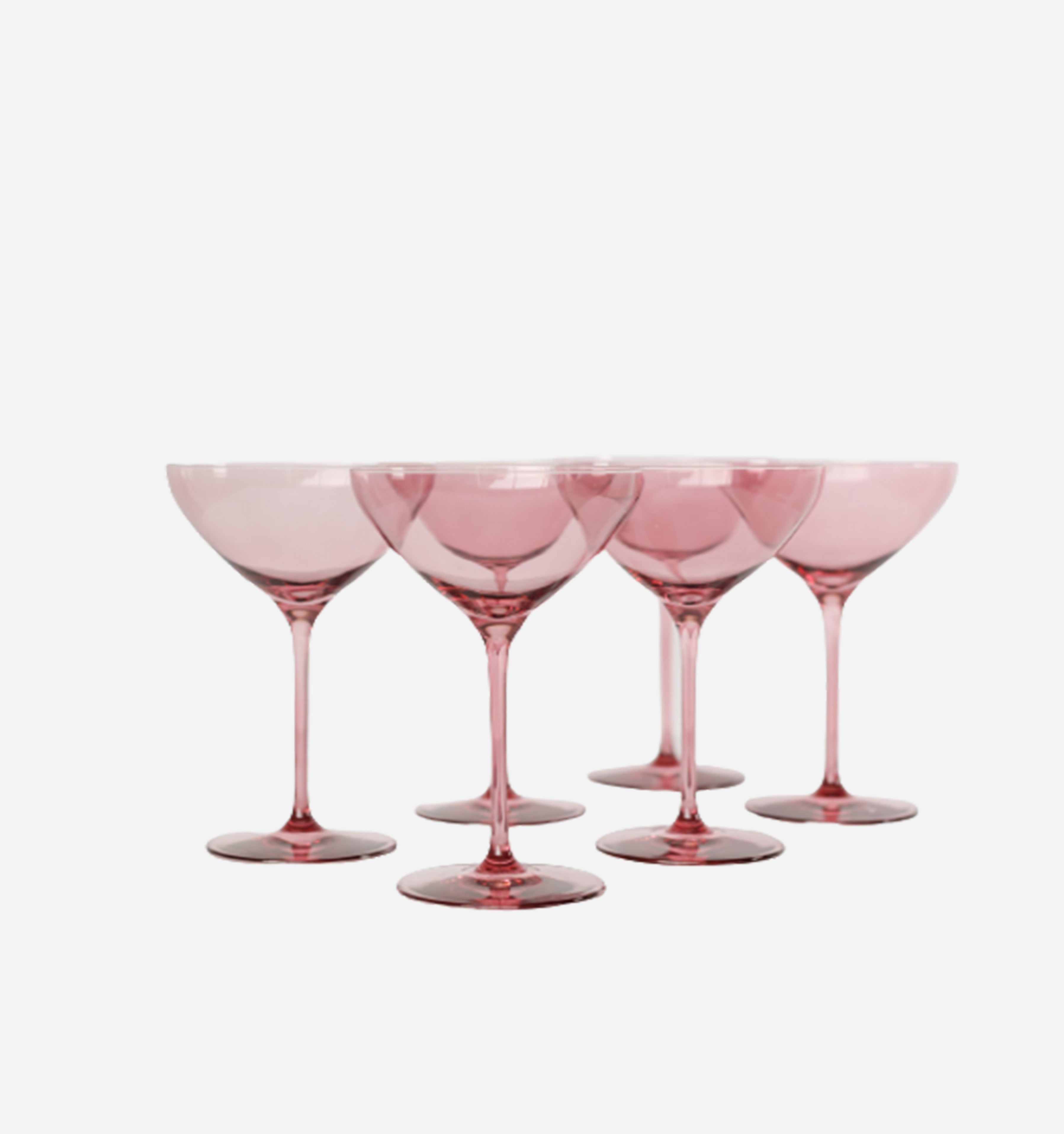 Colored Martini Glasses