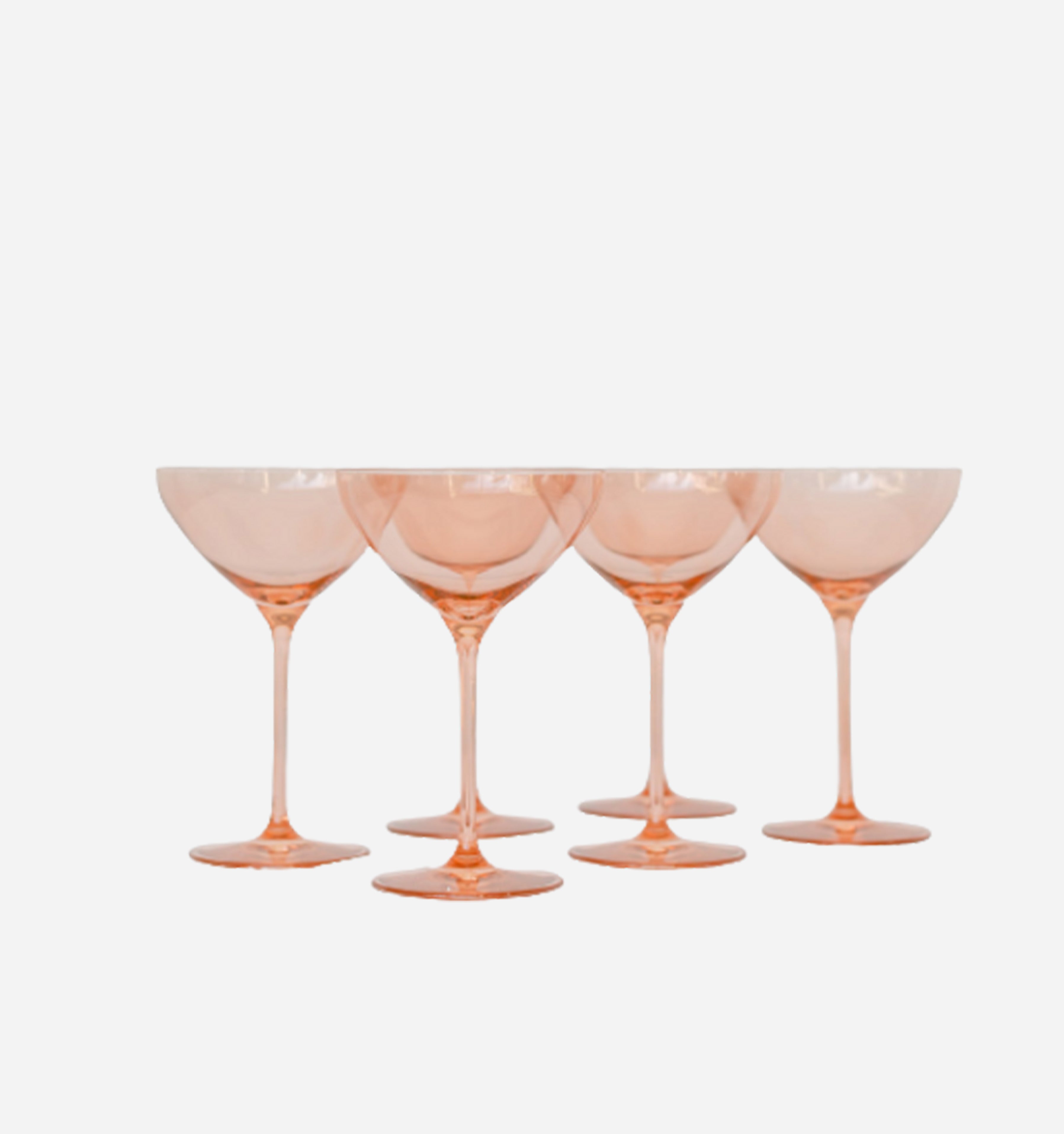 Colored Martini Glasses