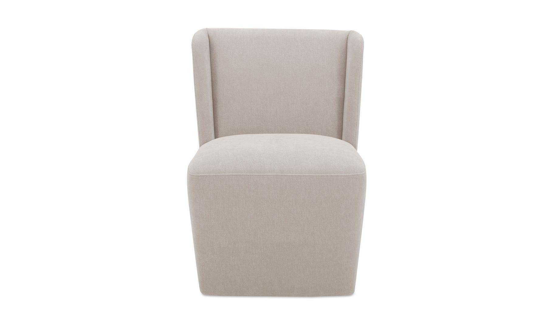 Cormac Rolling Dining Chair, Warm Sand
