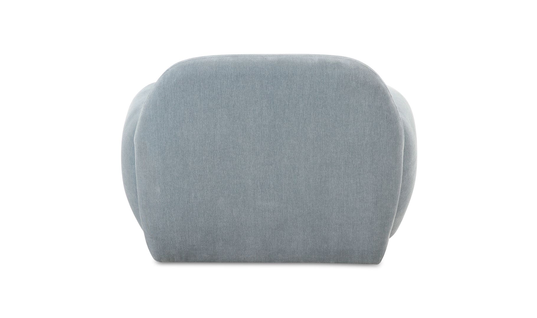 Hazel Lounge Chair, Light Blue