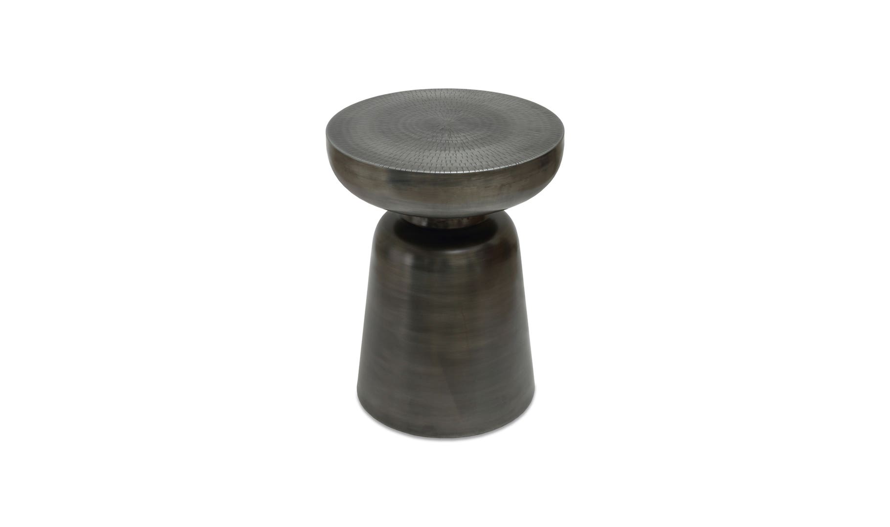 Arthur Accent Table, Antique Nickel