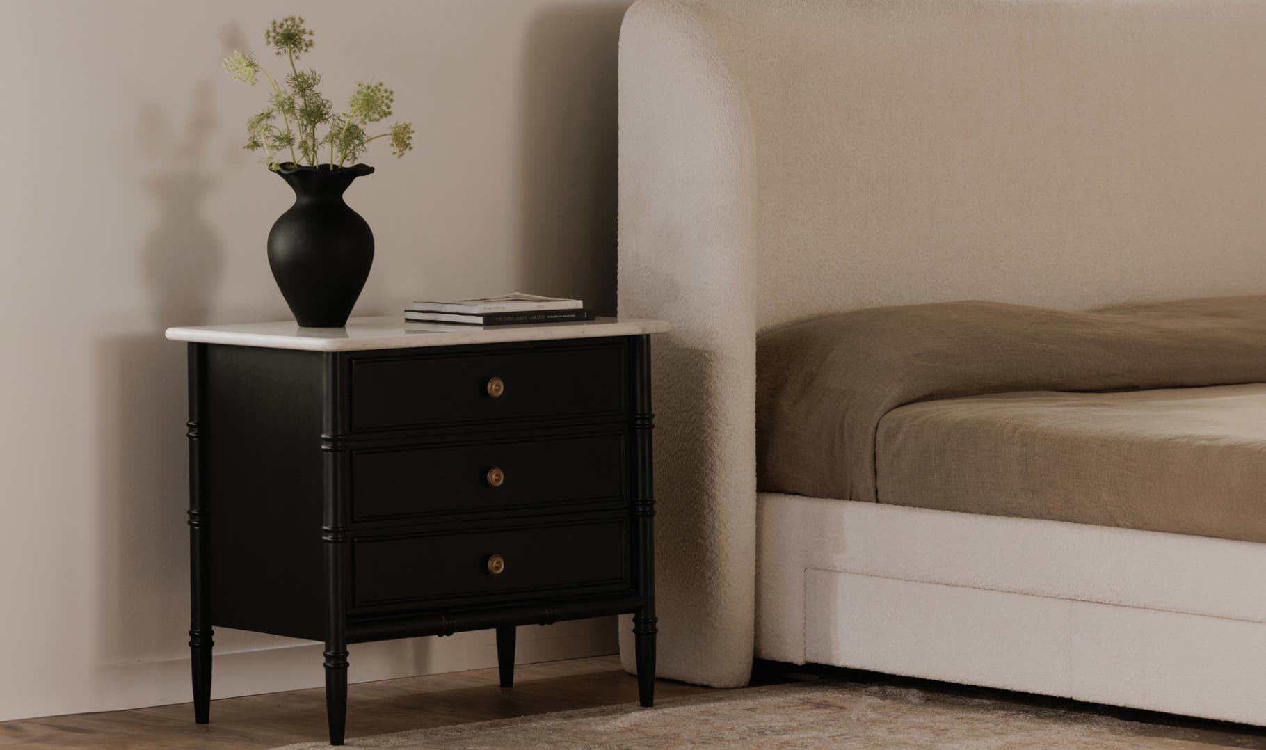 Eleanor Nightstand, Black