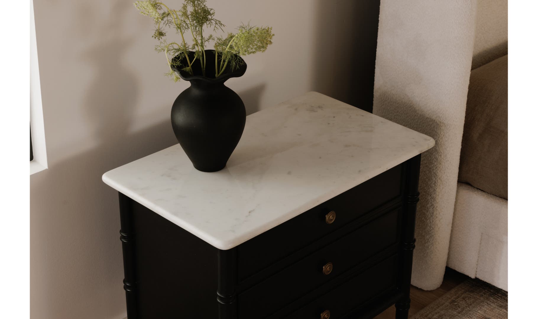 Eleanor Nightstand, Black