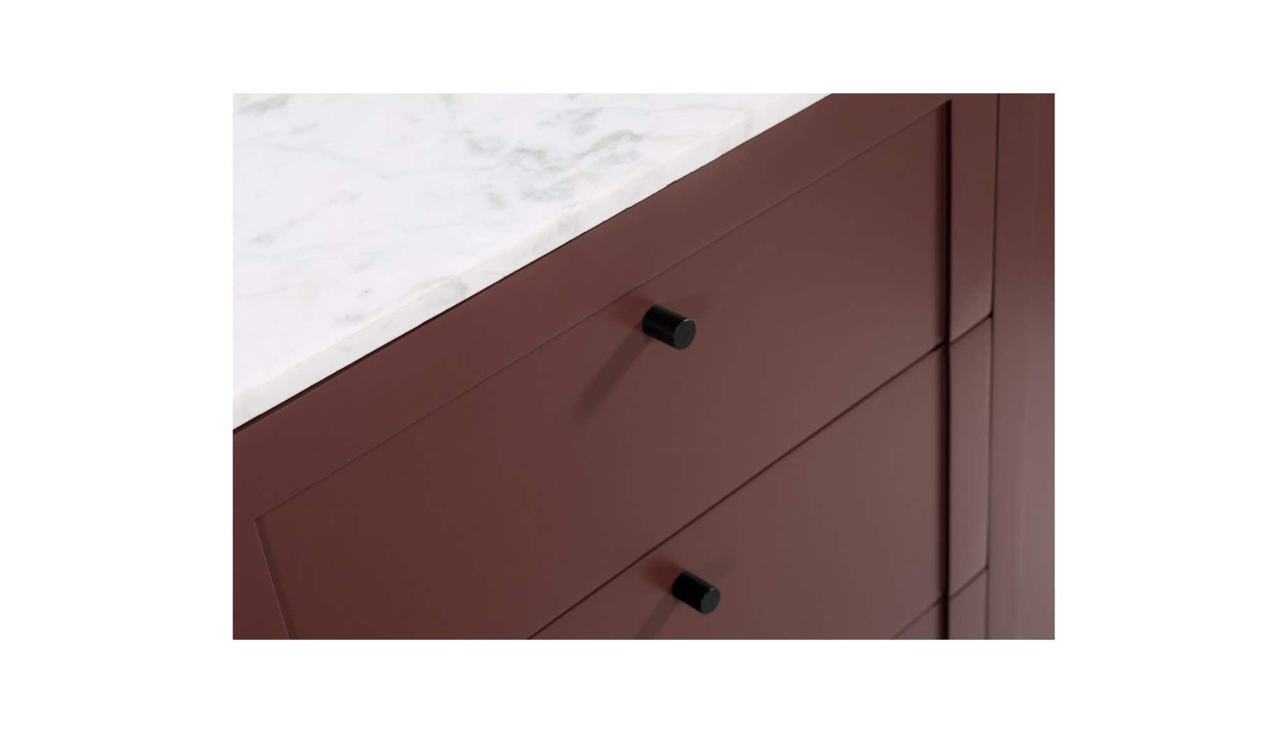 Nadine Sideboard, Deep Burgundy