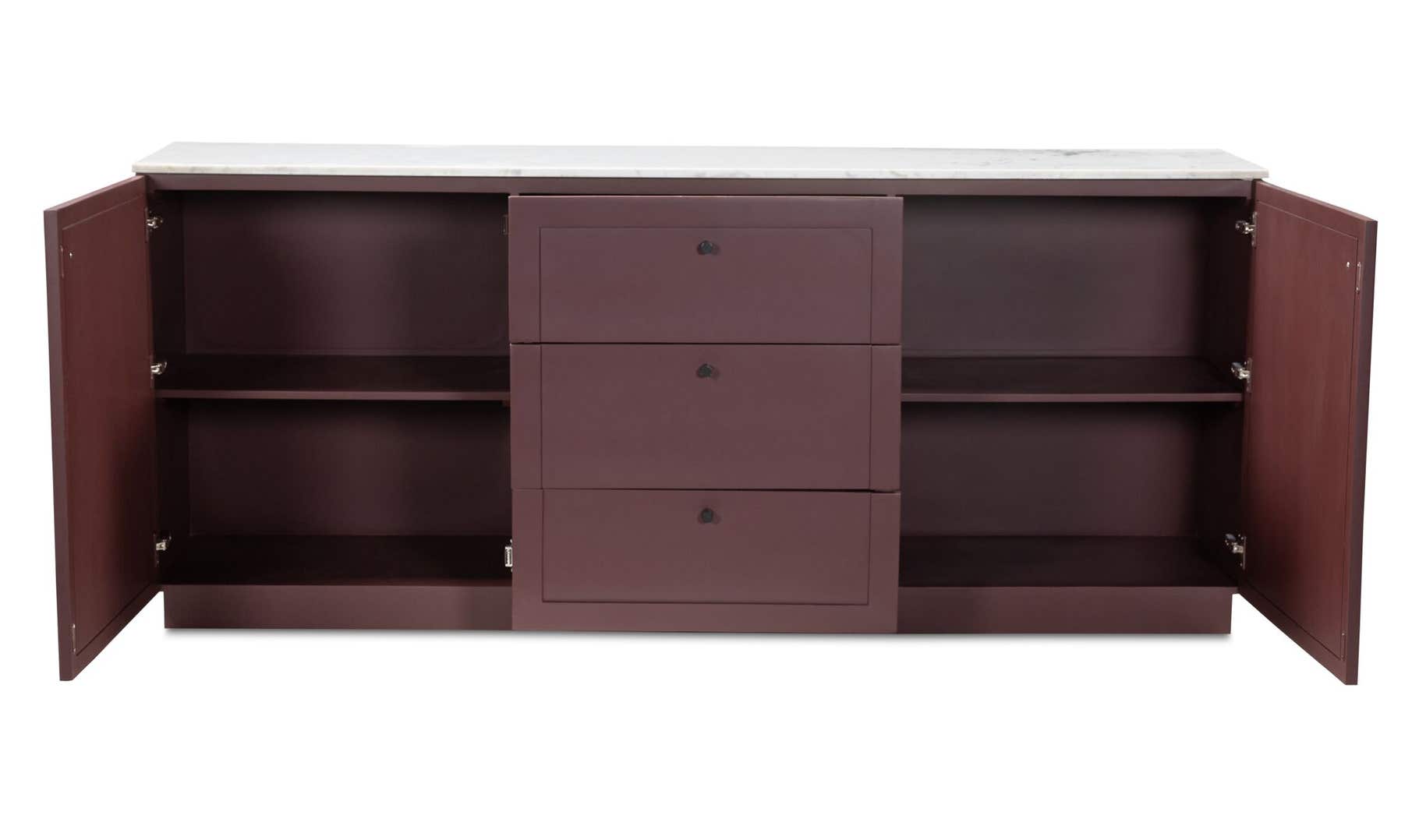 Nadine Sideboard, Deep Burgundy