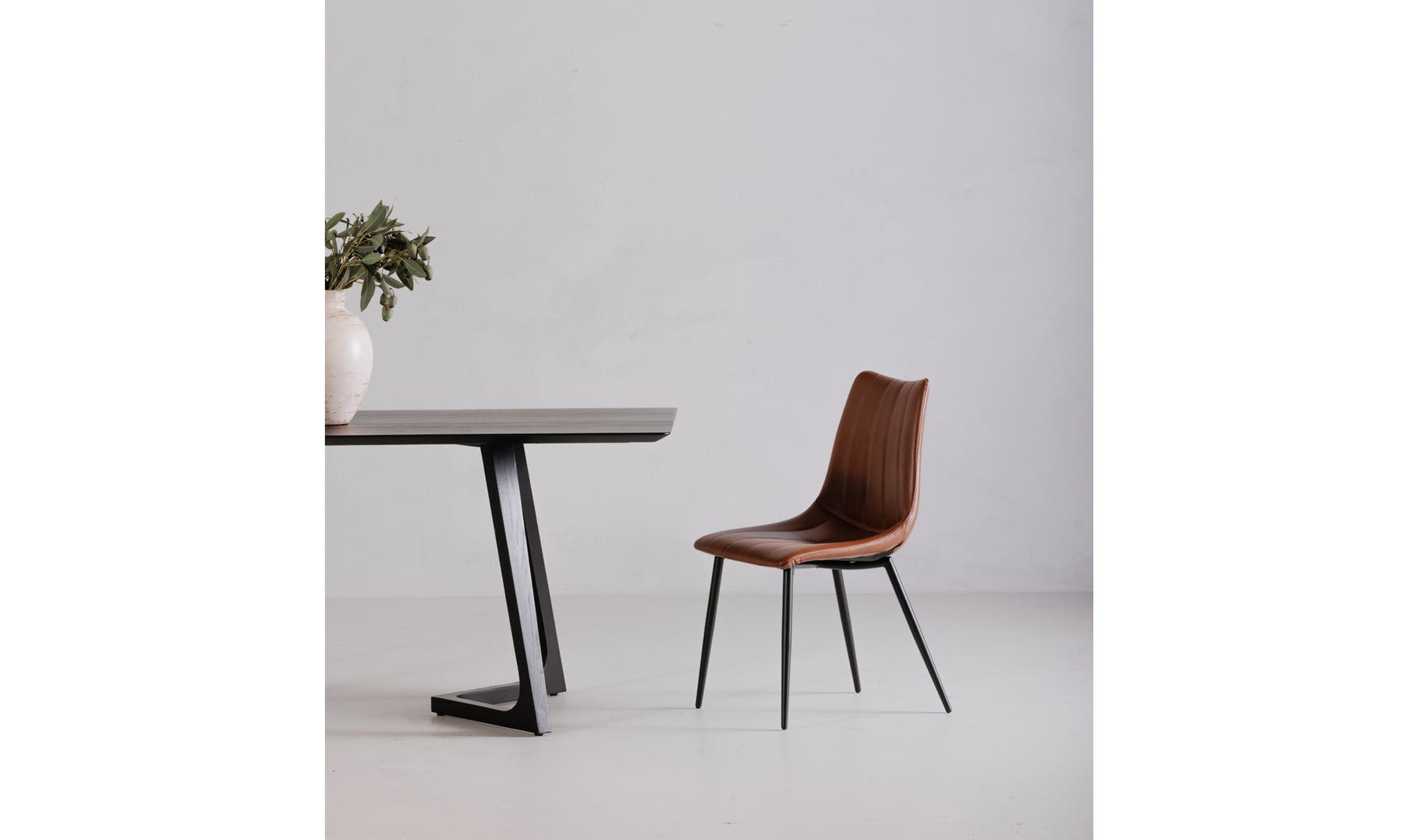 Alibi Dining Chair, Brown, Set Of Two