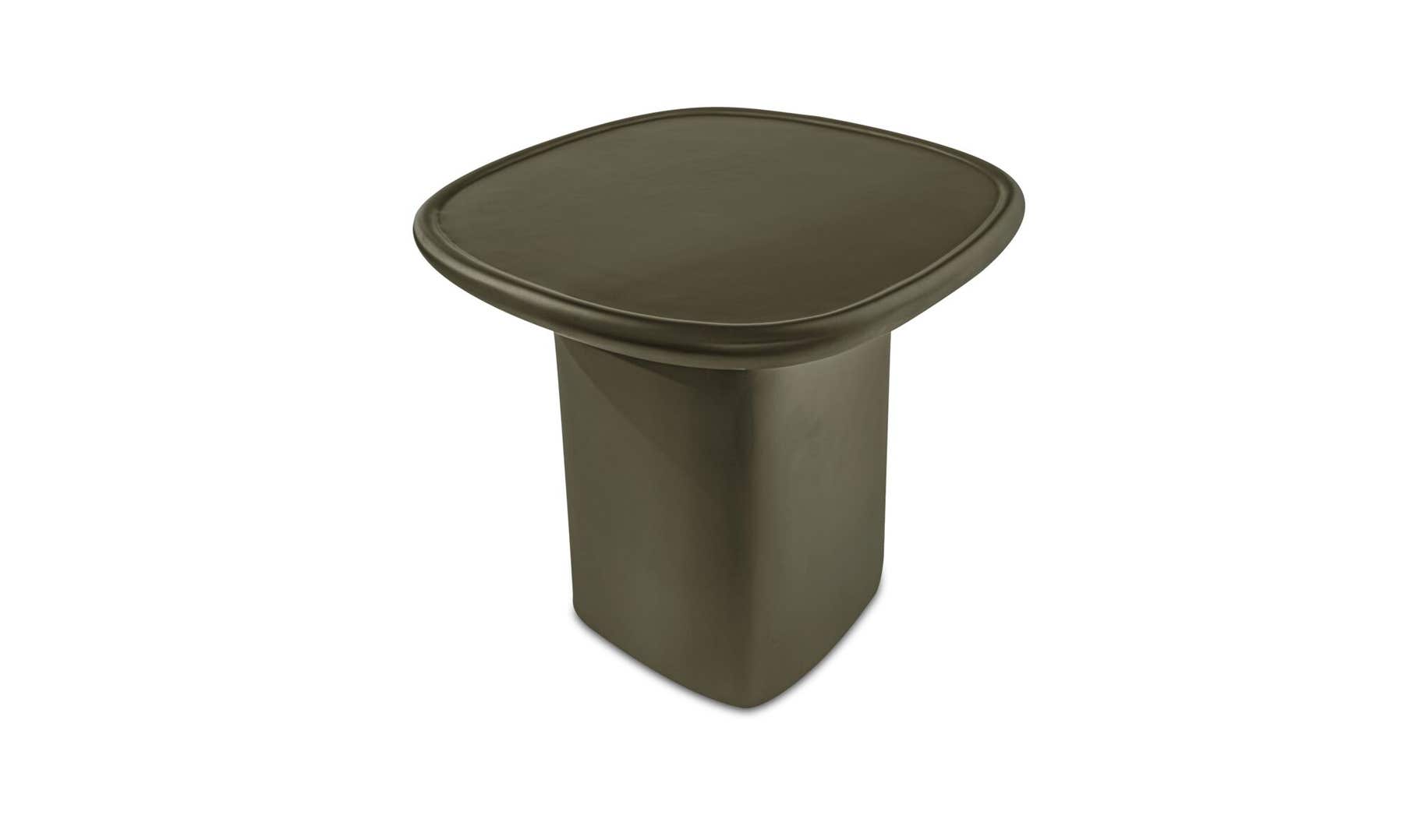 Manon Outdoor Side Table, Deep Green