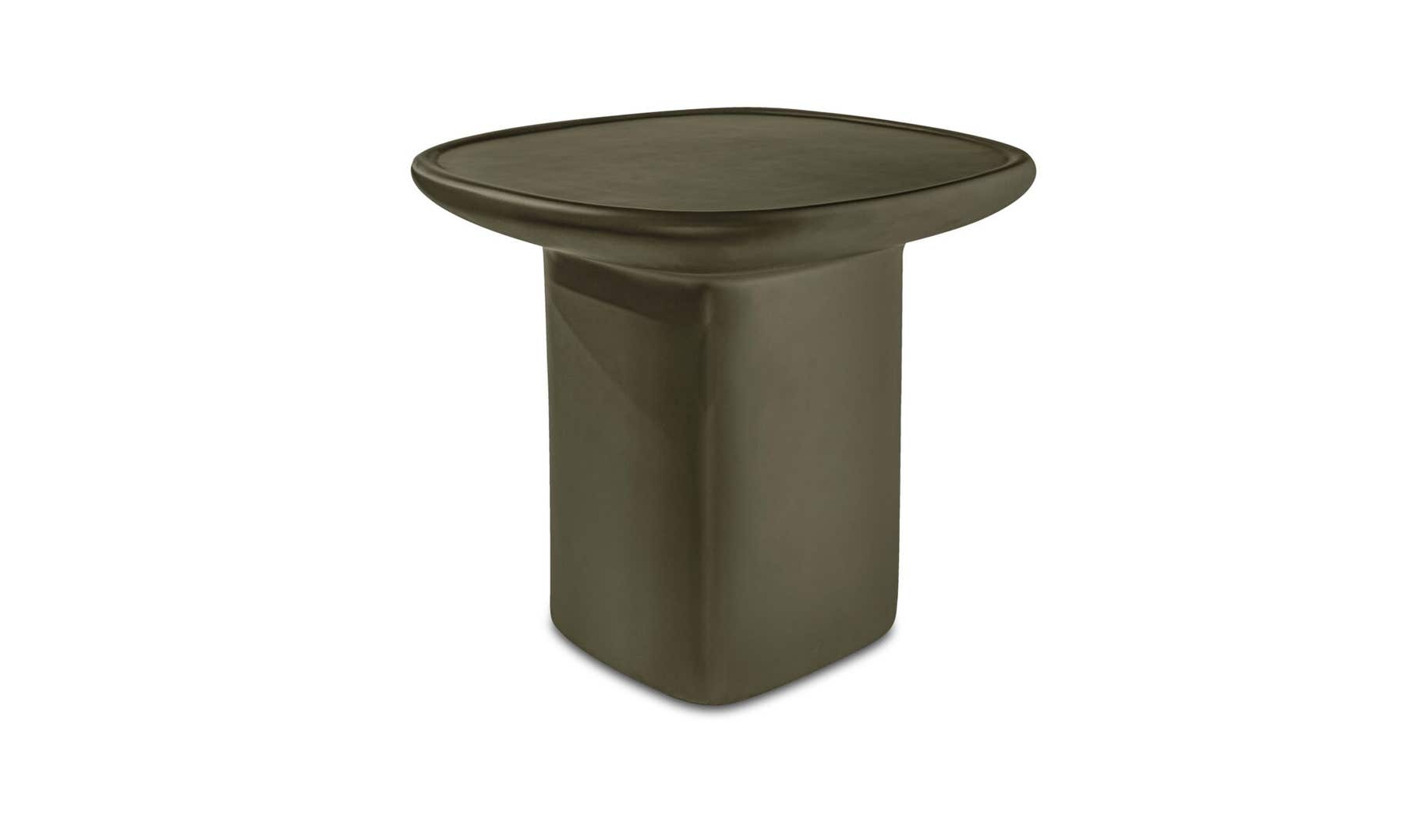 Manon Outdoor Side Table, Deep Green