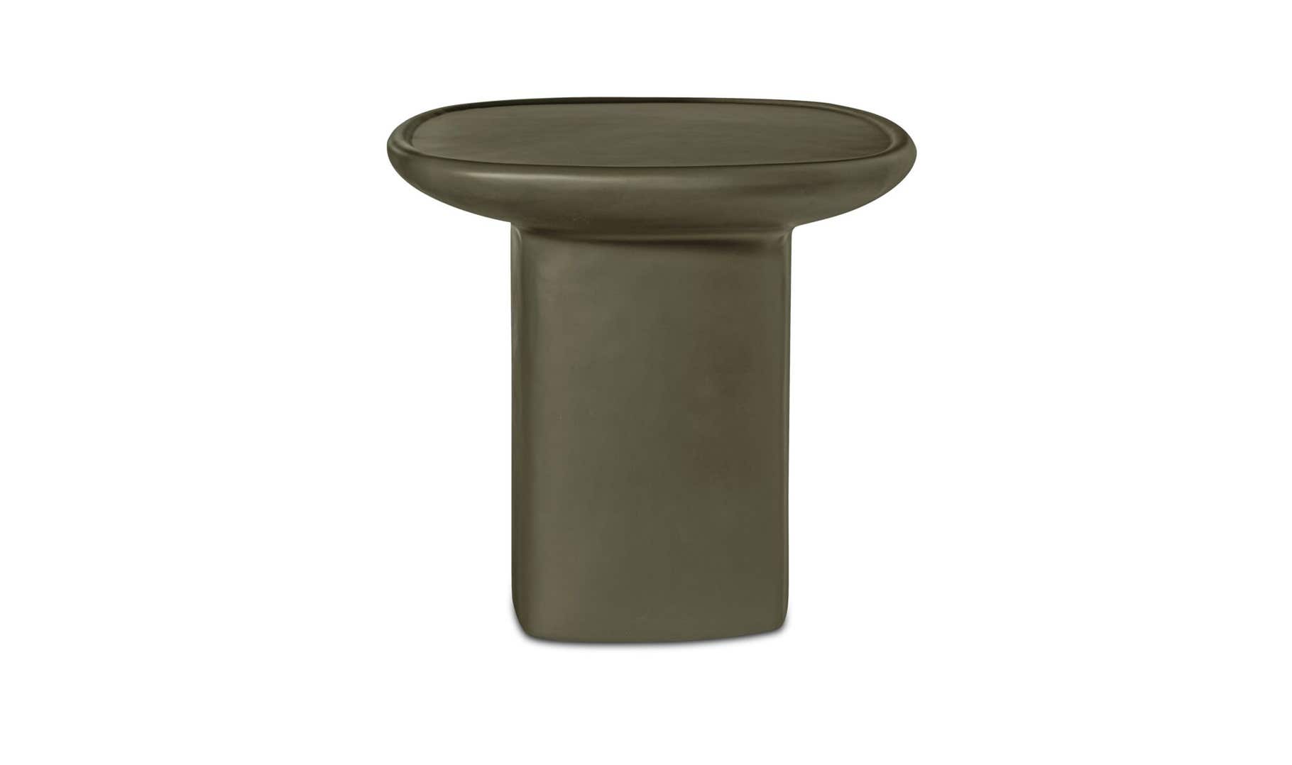 Manon Outdoor Side Table, Deep Green