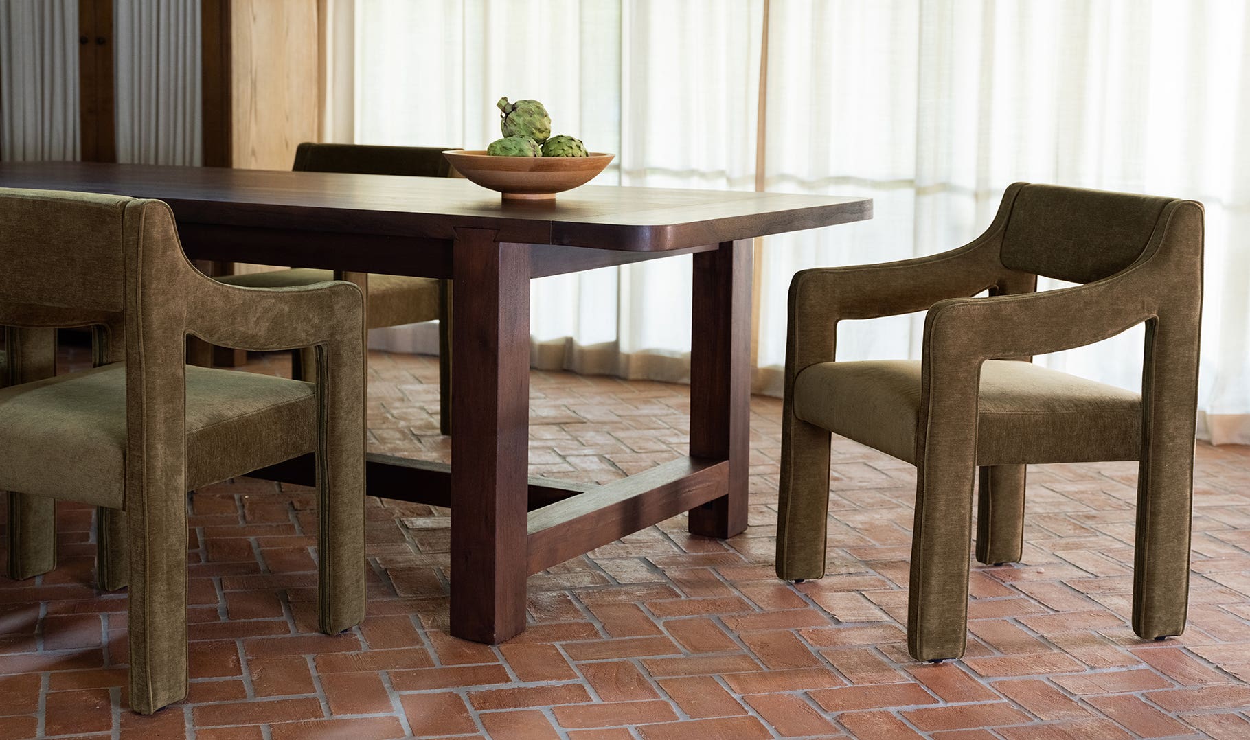Elise Dining Chair, Cedar Green