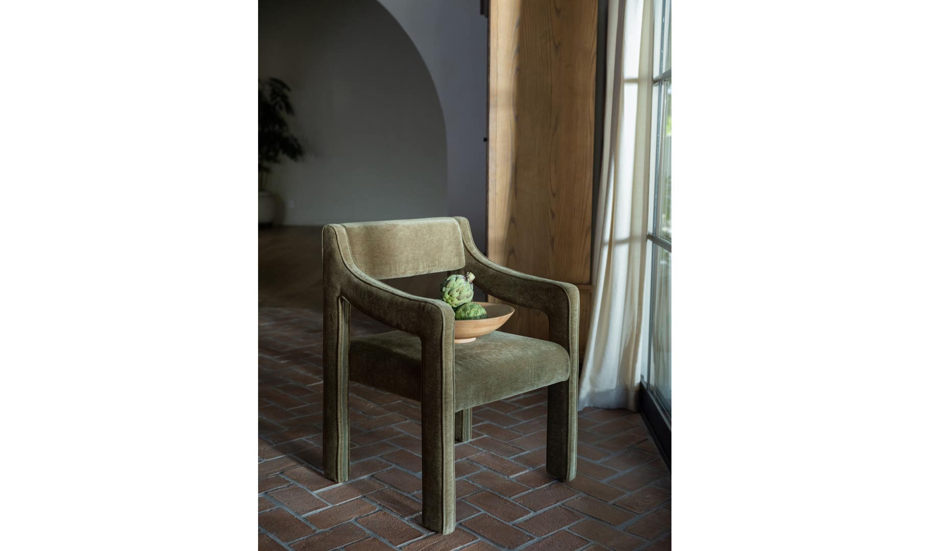 Elise Dining Chair, Cedar Green
