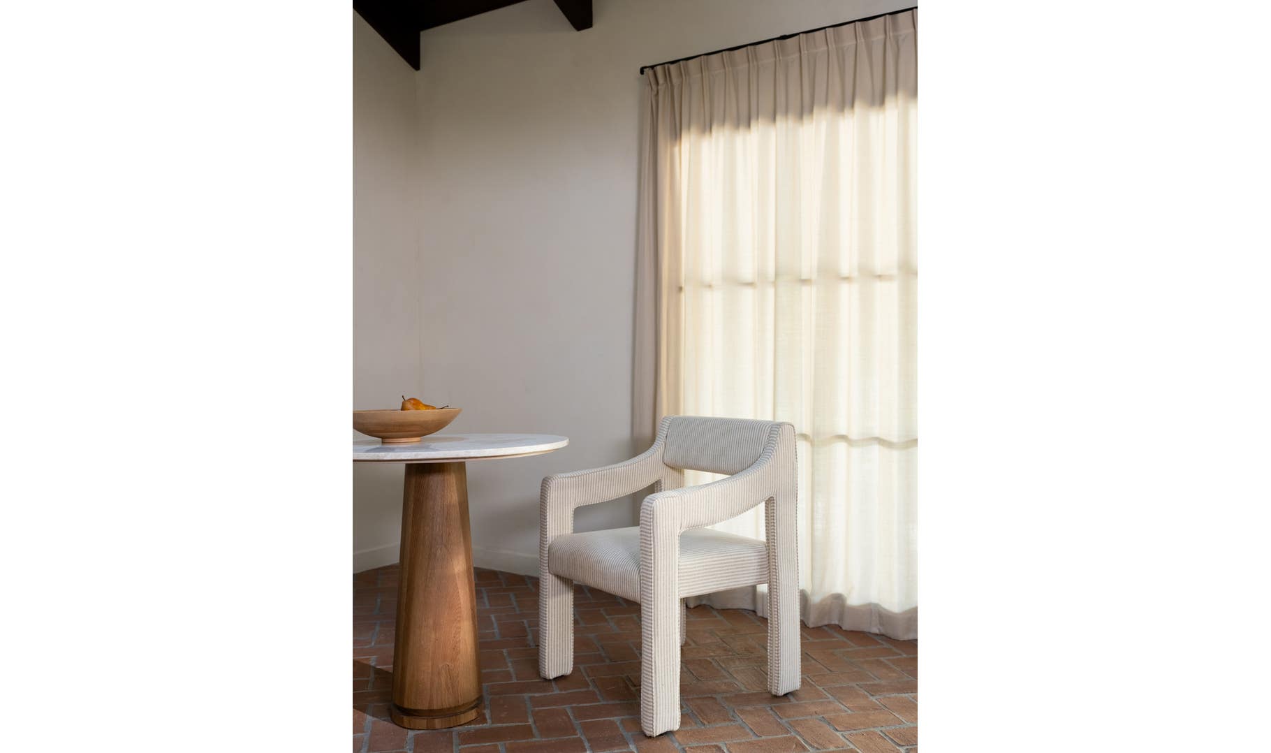 Elise Dining Chair, Stripe
