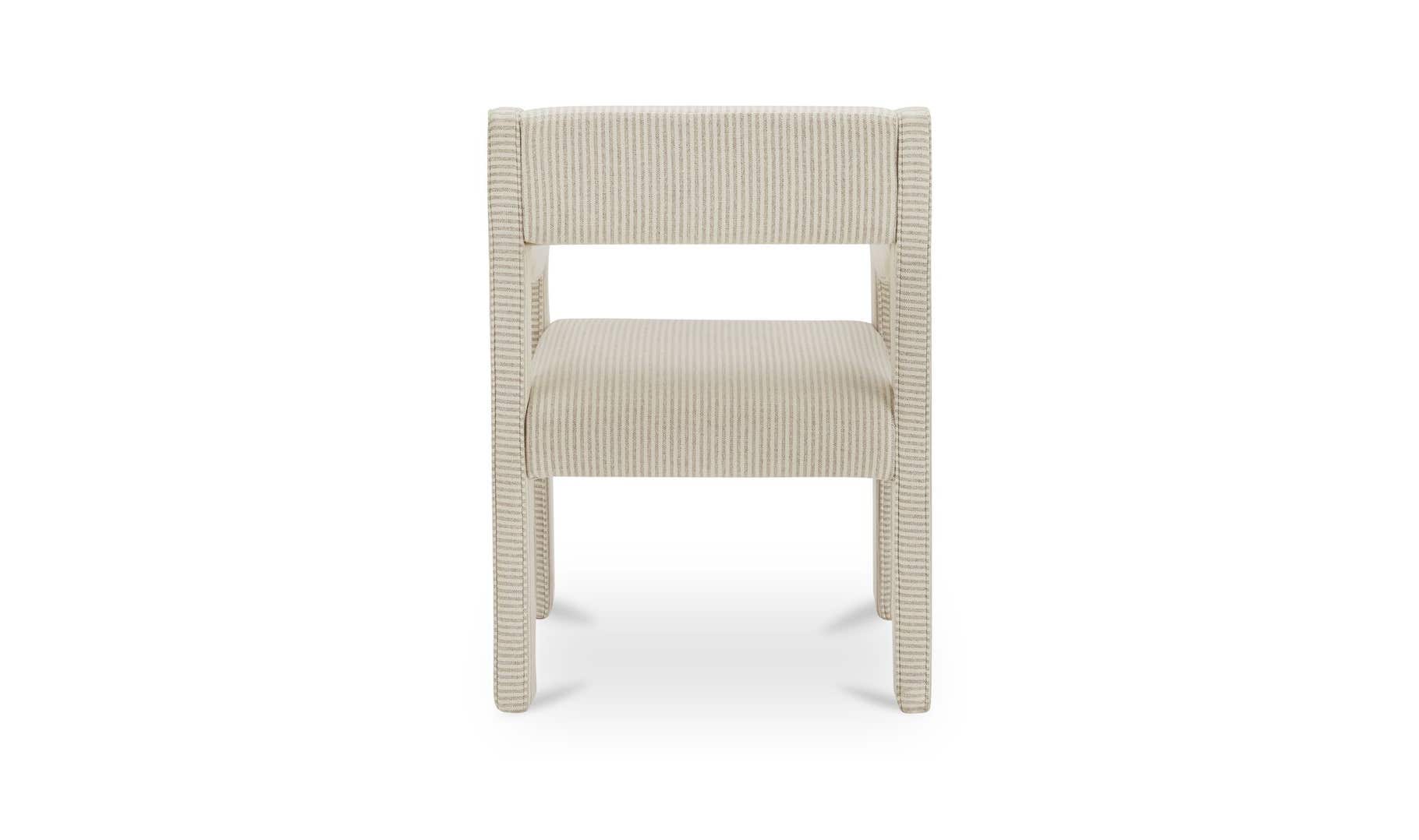Elise Dining Chair, Stripe