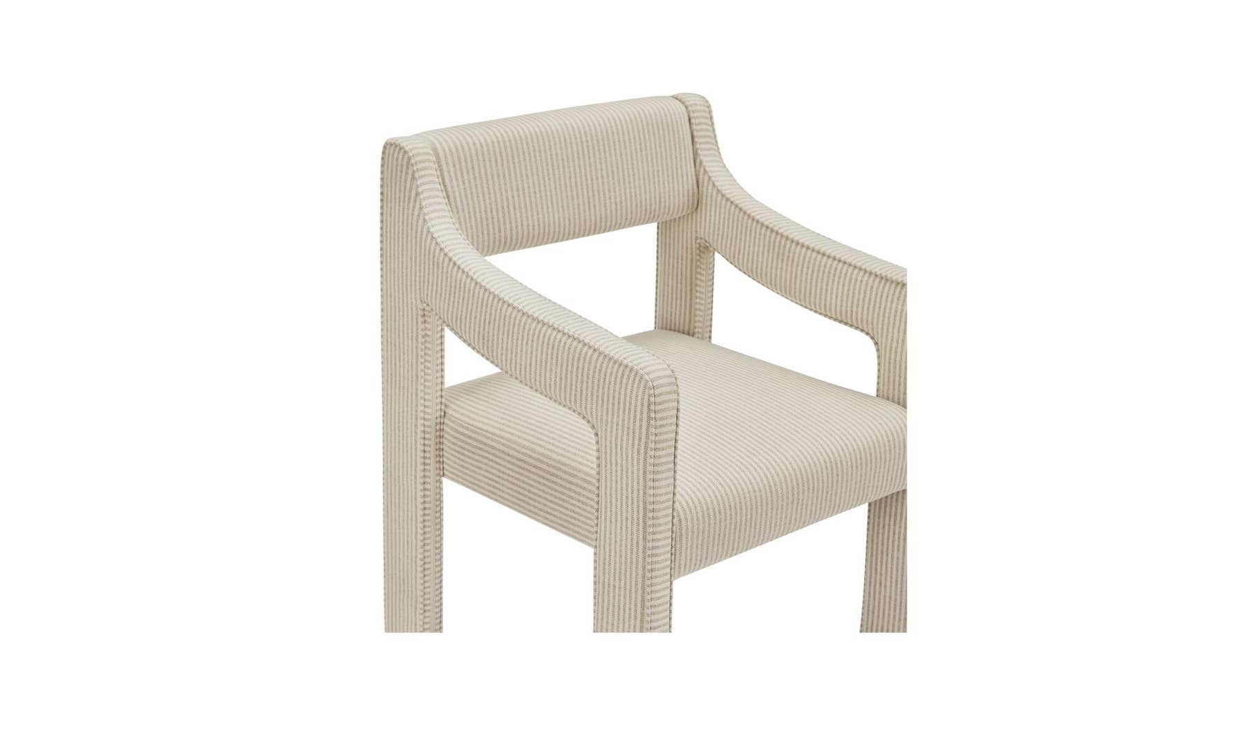 Elise Dining Chair, Stripe