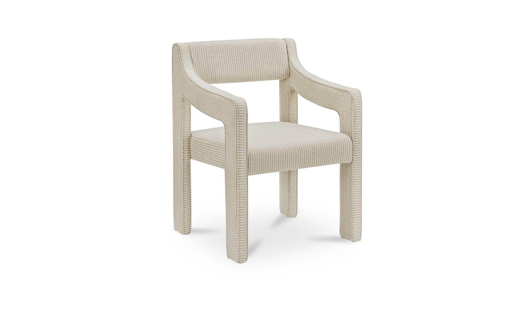 Elise Dining Chair, Stripe